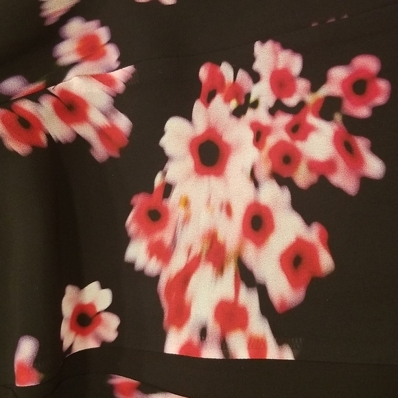 💕ALLSAINTS💕 Marcella Jasmine Dress ~ Jasmine Black Absract Moody Floral 6 NWT - Picture 11 of 15